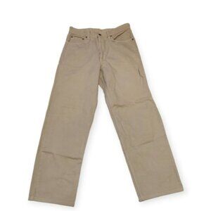 Vintage Levi's 505 Regular Fit Straight Leg Tan Chinos 32x34